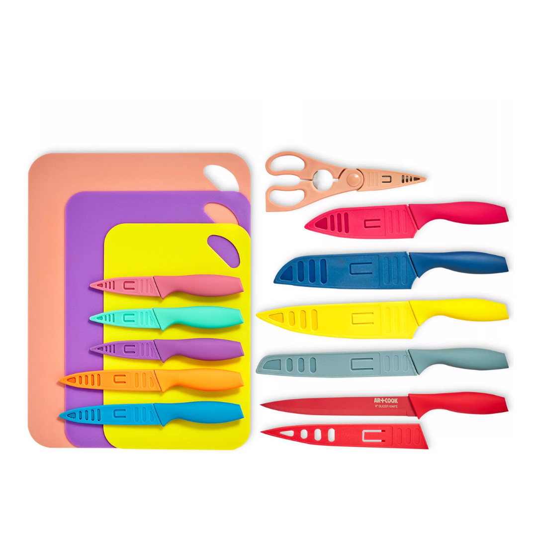 Cutlery Set with Cutting Board (25 Piece Set)