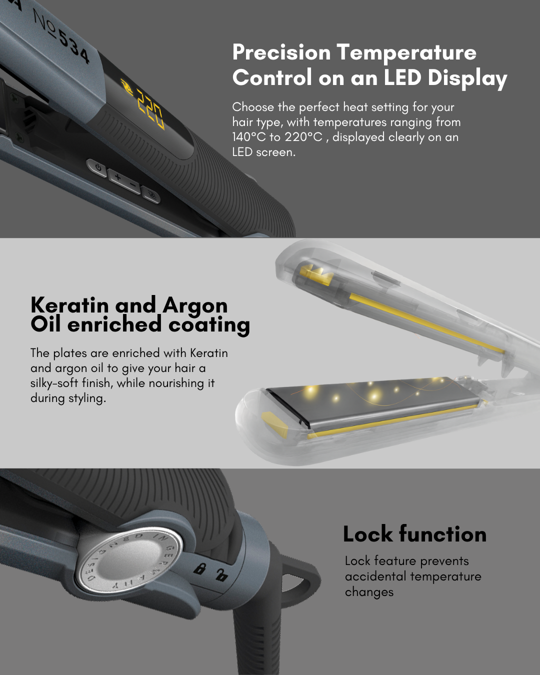 CARRERA HAIR STRAIGHTENER №534