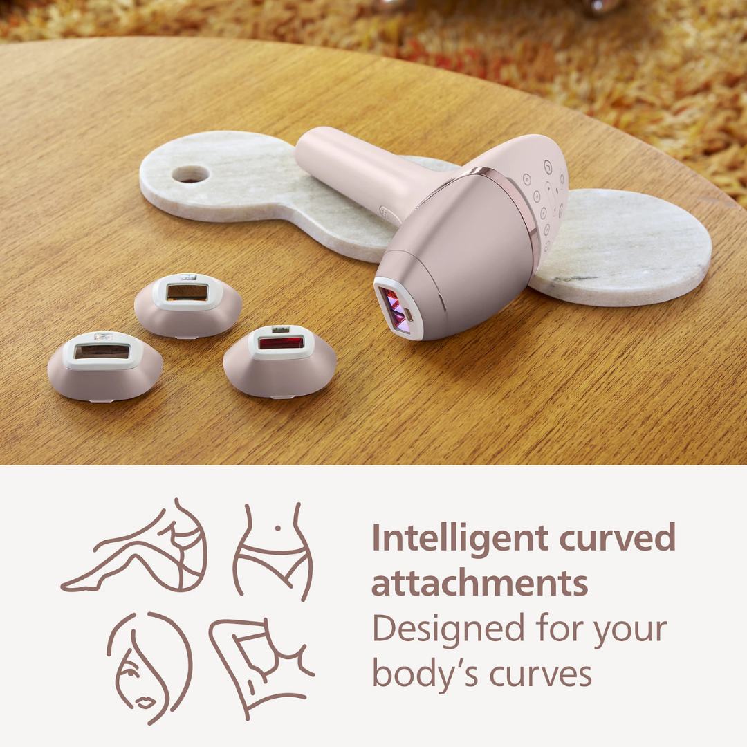 Philips Lumea IPL 9900 Series SenseIQ Cordless IPL Hair Removal BRI958 Pink