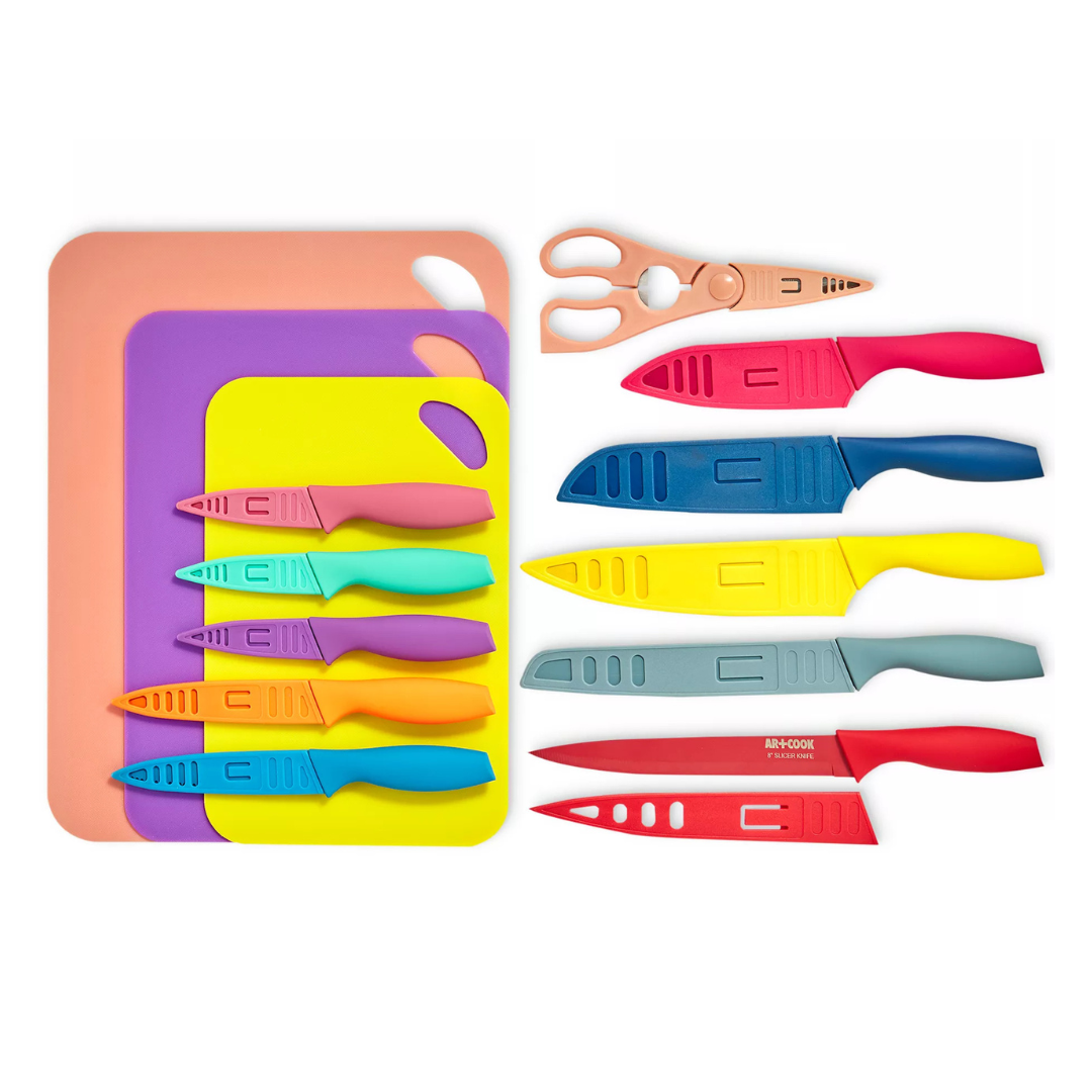 Cutlery Set with Cutting Board (25 Piece Set)