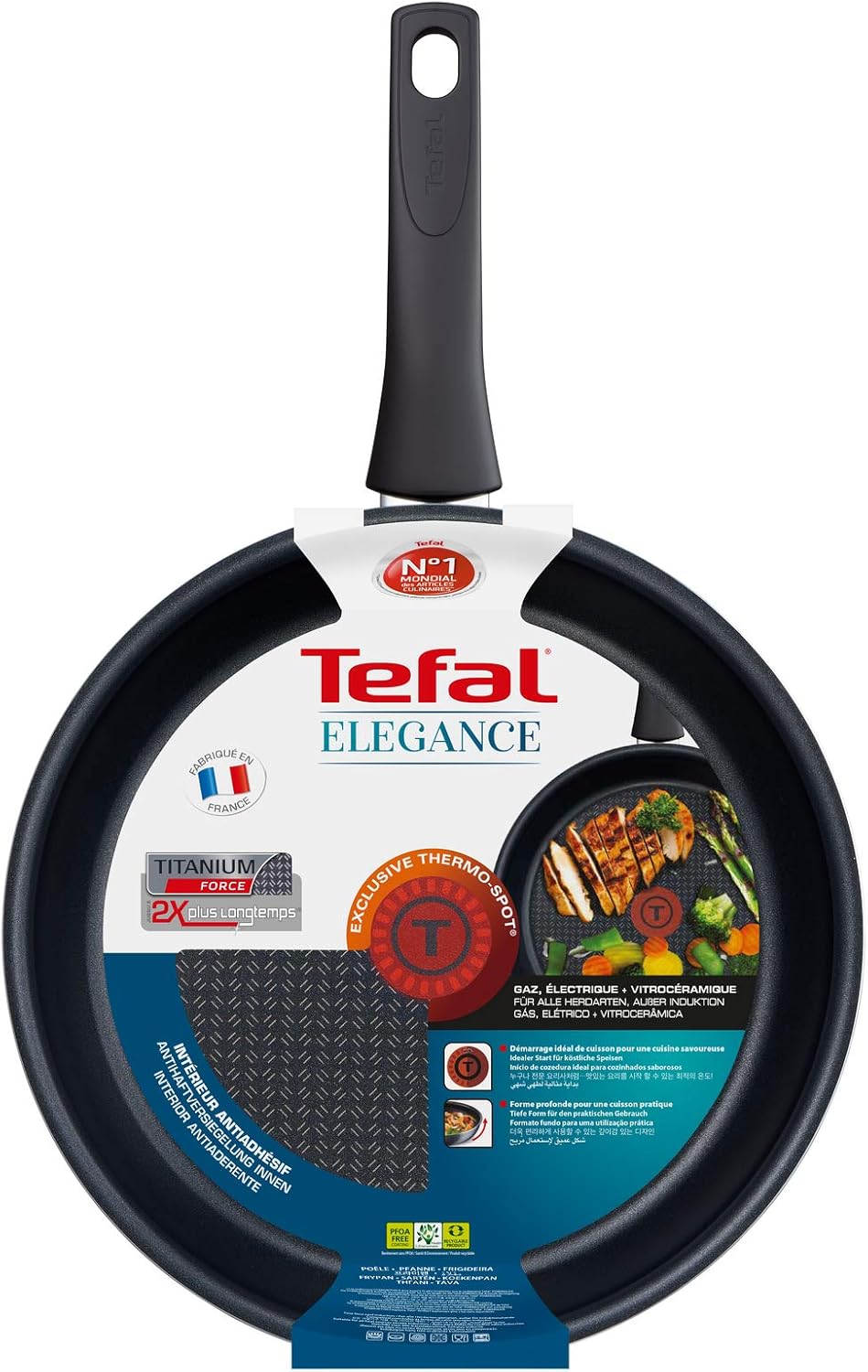 Tefal Elegance Pan Set - 24/28cm Frying Pans
