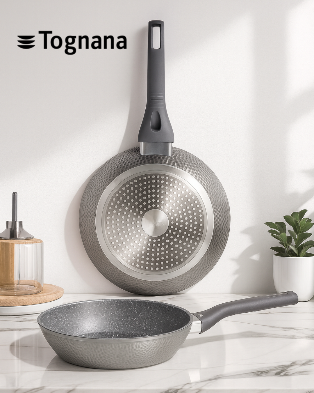 TOGNANA SET OF 2 FRYING PANS (24 cm & 28 cm)