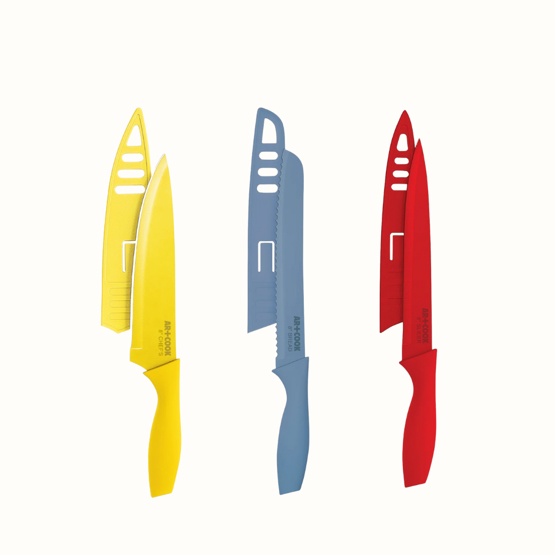 Cutlery Set with Cutting Board (25 Piece Set)