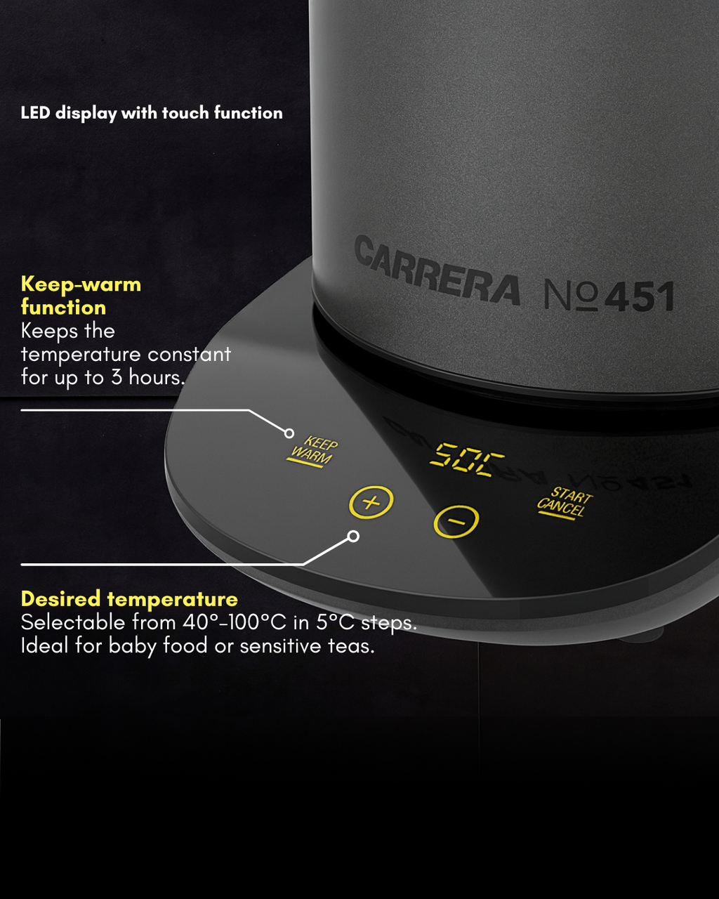 CARRERA SMART ELECTRIC KETTLE