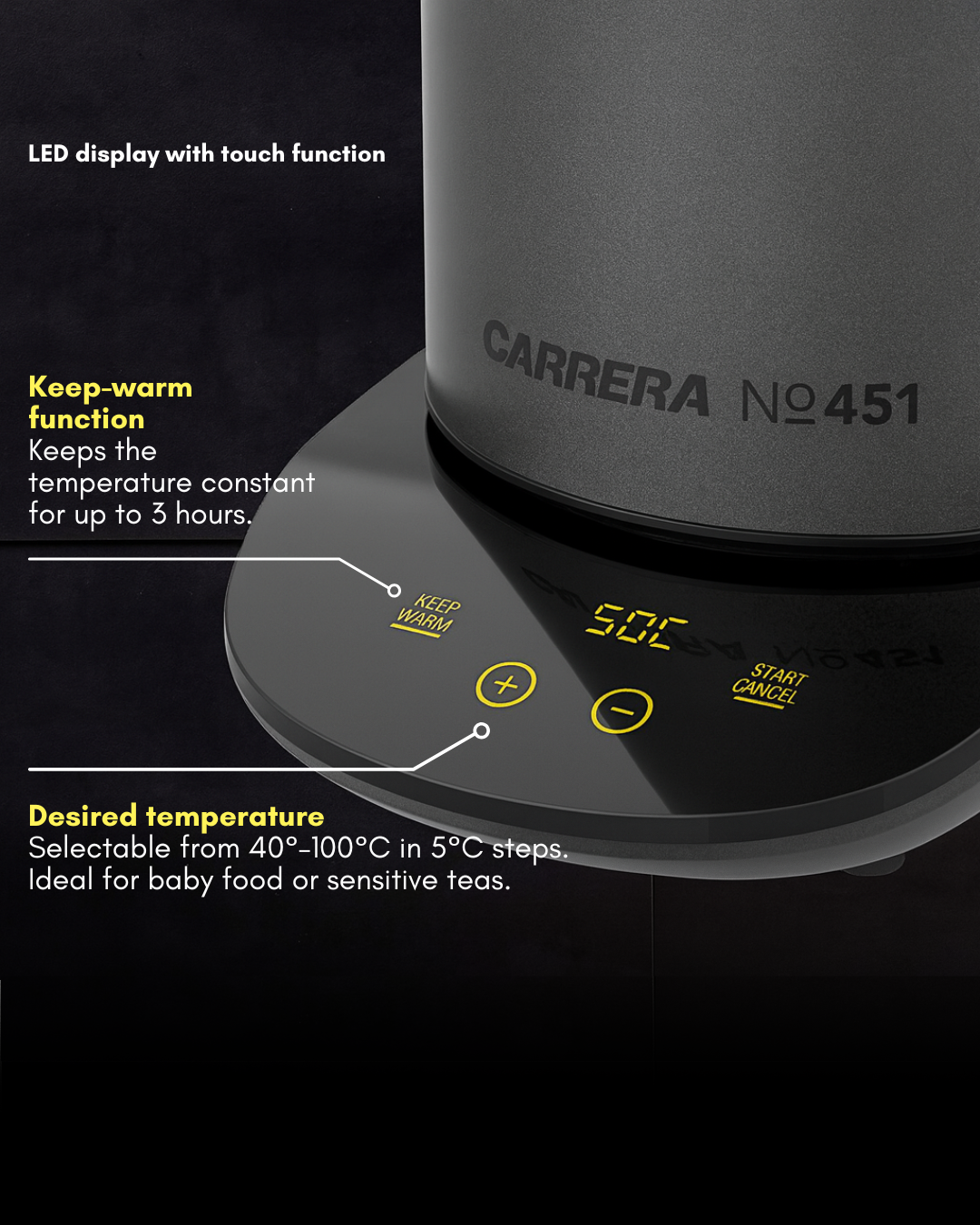CARRERA SMART ELECTRIC KETTLE